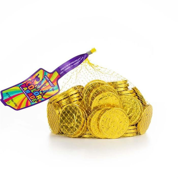 Sunshine Yellow Chocolate Foil Coins
