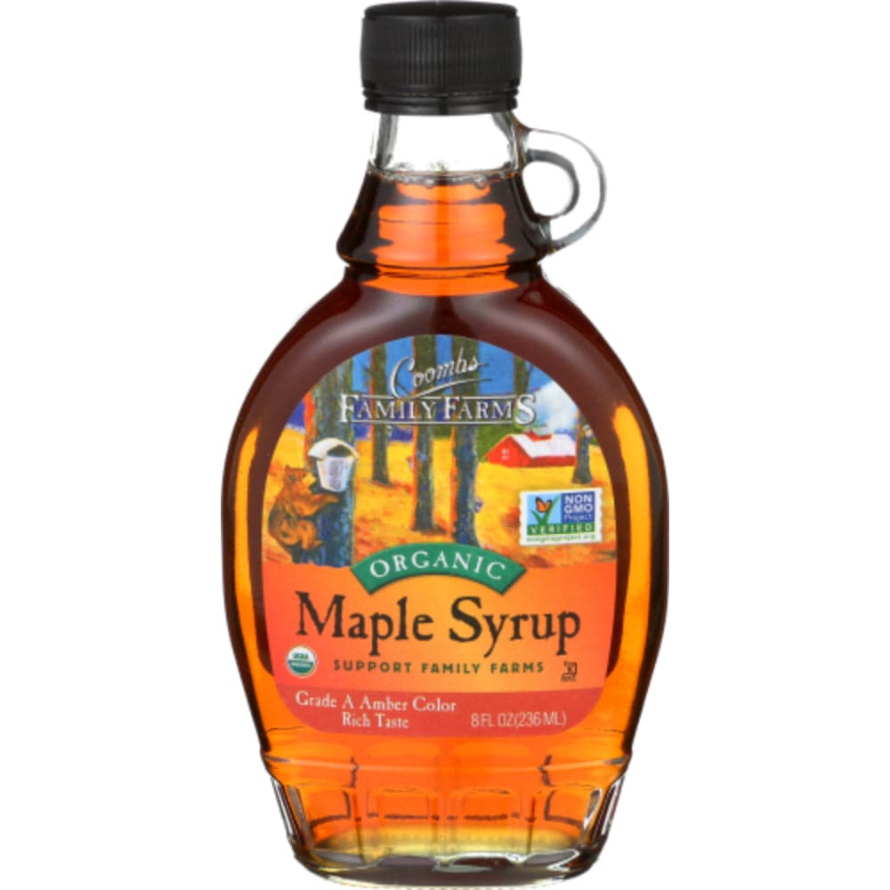 Coombs Family Farms – Organic Maple Syrup Grade A Amber Rich, 8 Floz