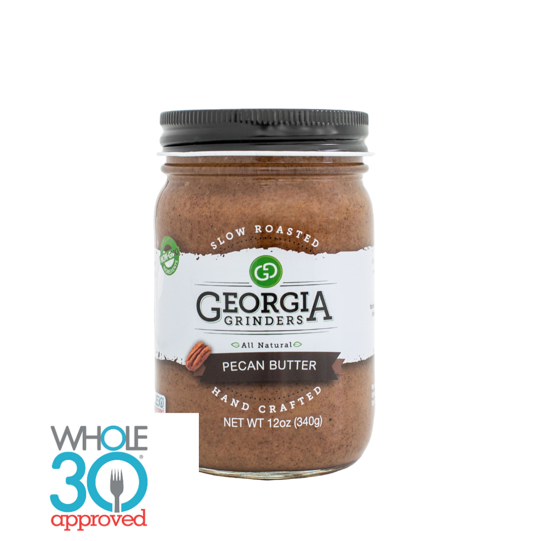 Georgia Grinders Pecan Butter Jar – 64 oz