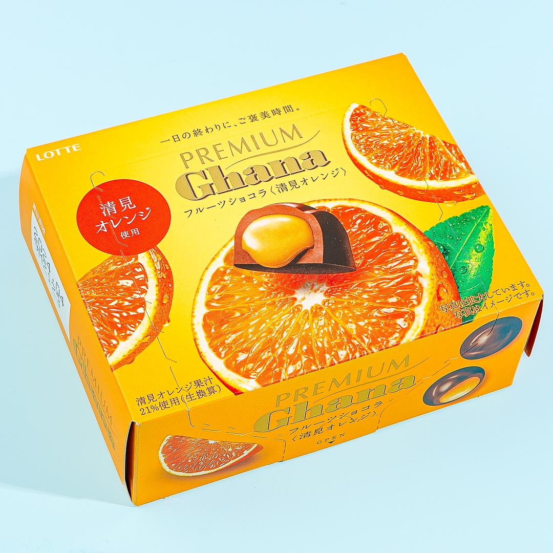 Lotte Premium Ghana Fruit Chocolate – Kiyomi Orange