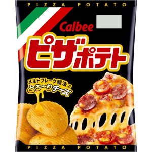 Calbee Pizza Potato 60g Crunchy Chips & Authentic Pizza Flavor -Tokyo Snack Land