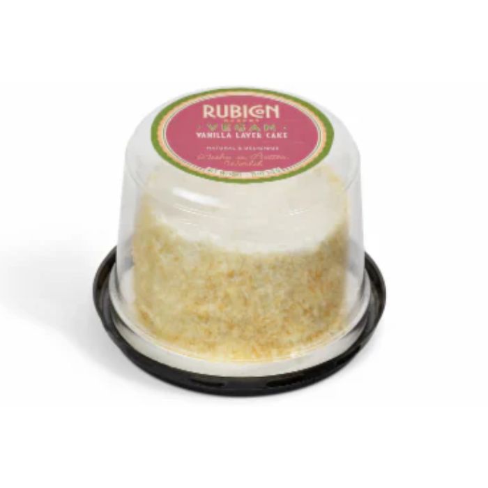 Rubicon Bakery – Cake Vanilla Vegan 4in, 11 Oz | Pack Of 12