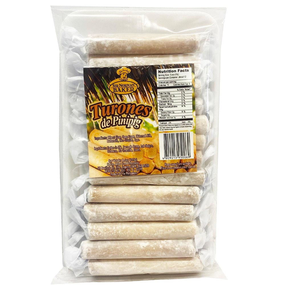 Sir Norman’s Baker – Turones De Pinipig – 245 G