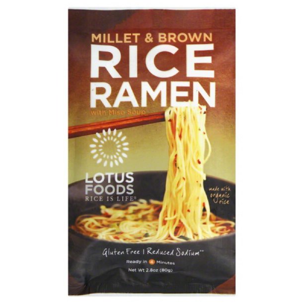 Lotus Foods – Gluten-Free Millet & Brown Rice Ramen with Miso Soup 2.8