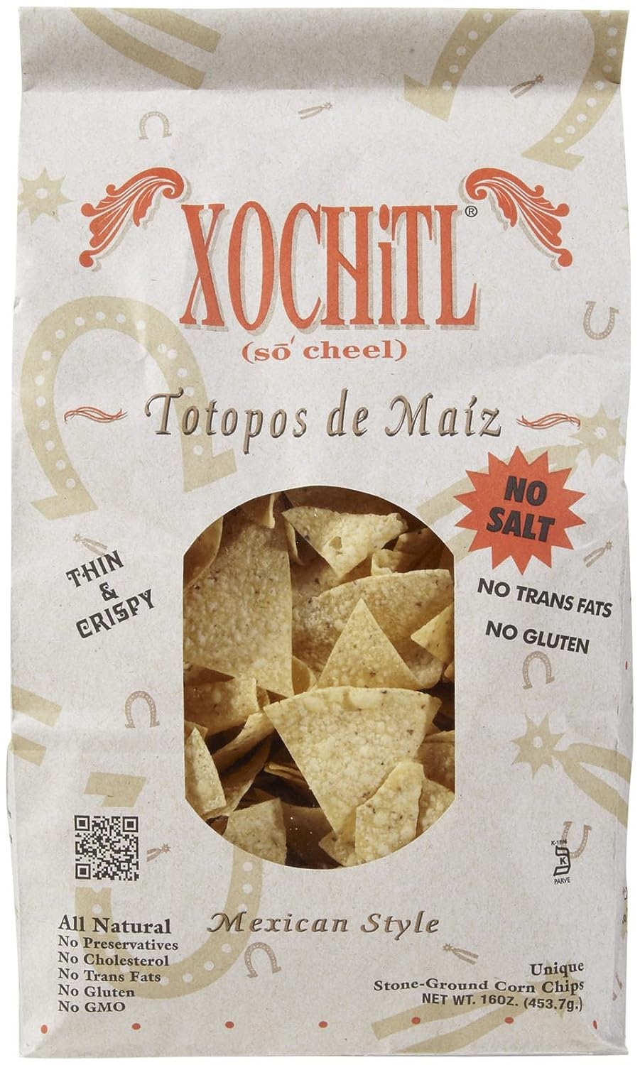 Xochitl – Chip Corn No Salt, 16 Oz | Pack of 9