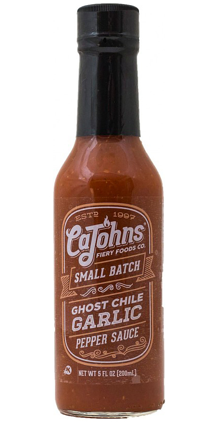 Cajohn’s Small Batch Ghost Garlic Pepper Sauce