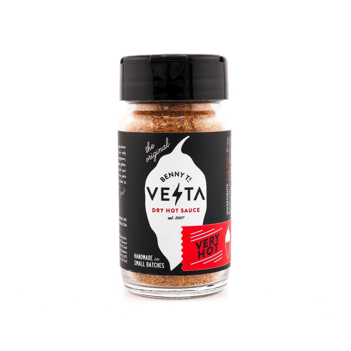 Benny T’s Vesta – Dry Hot Sauce – Very Hot | 12 Jars