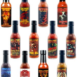 Hellfire Extreme Complete Hot Sauces Gift Set, 12/5oz