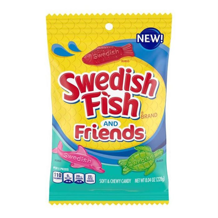 Swedish Fish and Friends – 8.04 oz