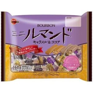 Bourbon, Mini Rumando, Lumando, Crape Cookie, Caramel & Cocoa, 161g. 32 pcs in 1 bag