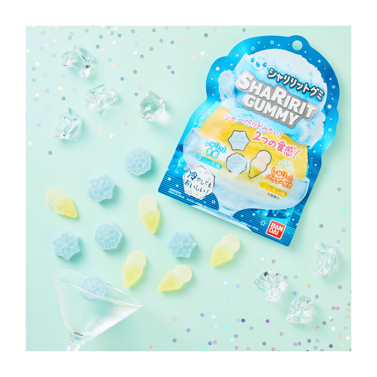Bandai Sharirit Gummy – Soda & Lemon