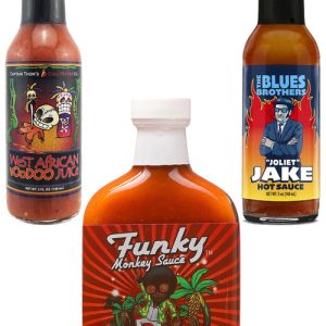 Best of Rum Infused Hot Sauces Gift Set, 2/5oz, 1/5.7oz.
