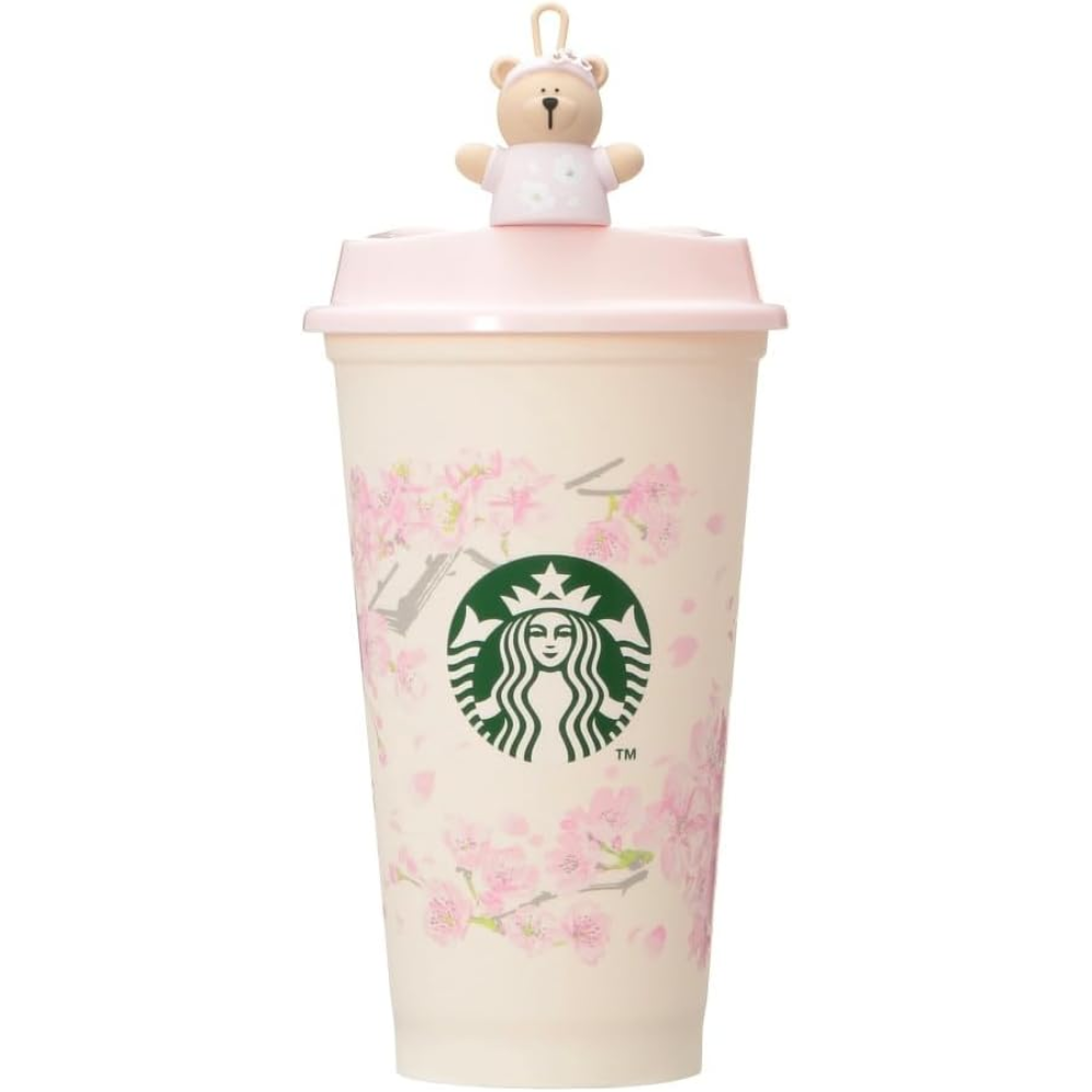 Starbucks Japan Exclusive SAKURA Reusable Cup 473ml + Drink Hole Cap – Tokyo Sakura Mall