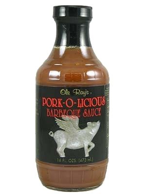 Ole Ray’s Pork-A-Licious Barbecue Sauce, 16oz.