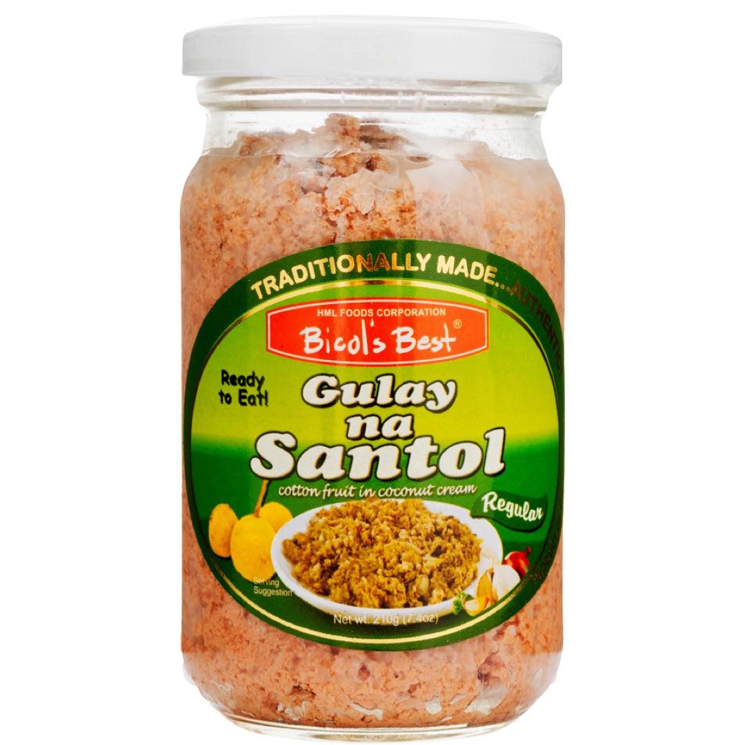 Bicol’s Best – Gulay na Santol (Sinantolan) – Cotton Fruit in Coconut Cream (Regular) – Ready To Eat – 210 G