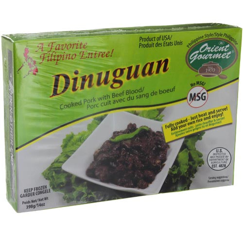 Orient Gourmet – Dinuguan – Cooked Pork with Beef Blood – Fully Cooked – Just Heat and Serve – 14 OZ