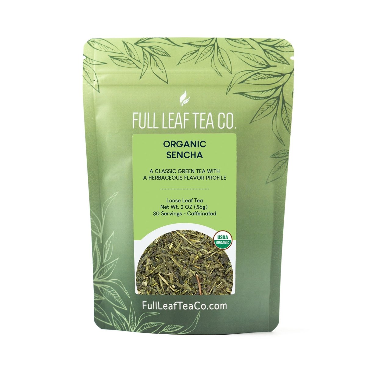 Organic Sencha Retail Bags – Case of 6