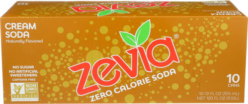 Zevia Soda Cream 10pk 120 Fo – Pack Of 2