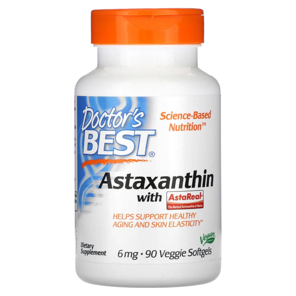 Doctor’s Best – Astaxanthin With Astareal 6 Mg, 90 Capsules