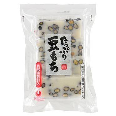 Echigo Seika “Tappuri Mame Mochi”, Dried mochi rice cake, 220g in 1 bag,