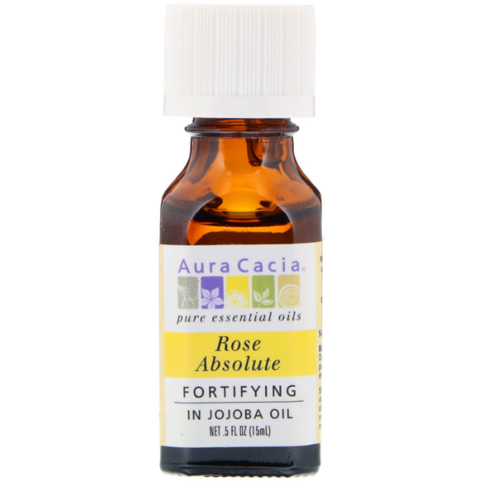 Aura Cacia – Precious Essential Oil Rose Absolute, 0.5 Oz – Pack of 1