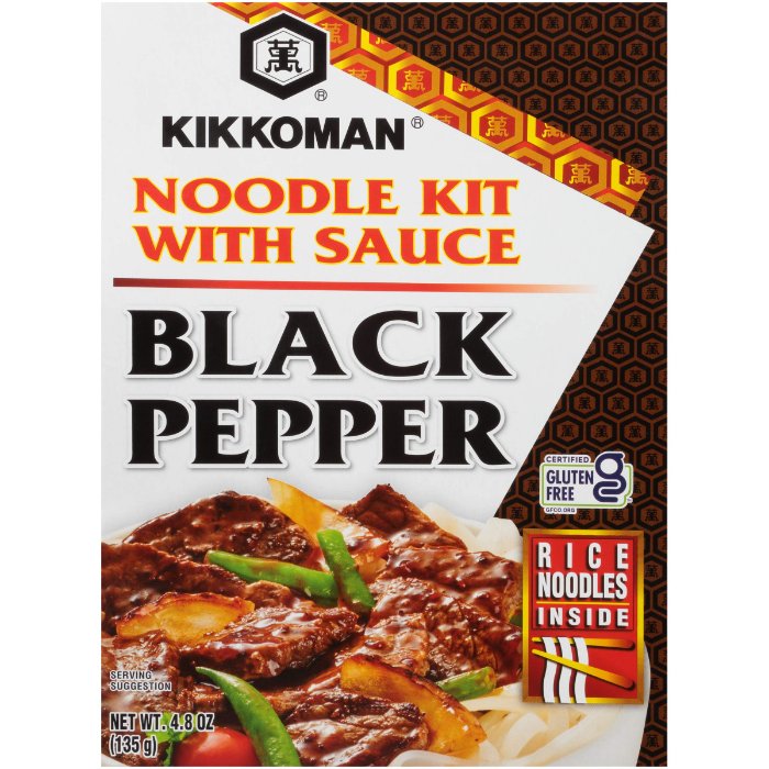 Kikkoman – Kit Noodle Black Pepper 4.8 Oz – Pack Of 6