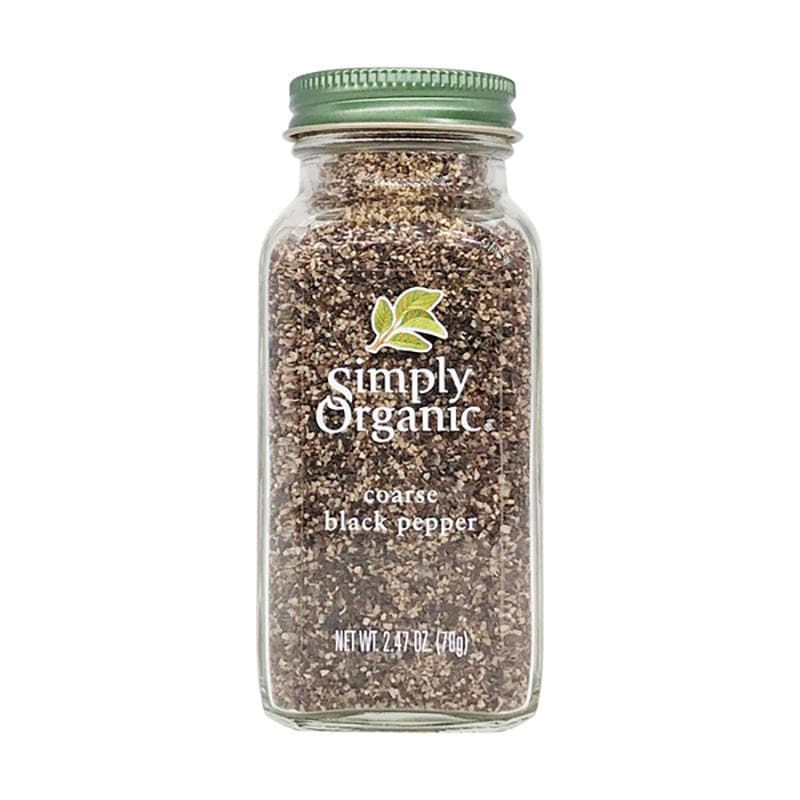 Simply Organic Coarse Black Pepper | Premium Organic Spice