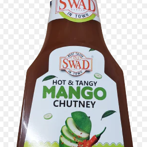 Swad Hot & Tangy Mango Chutney 465g (16.4oz)