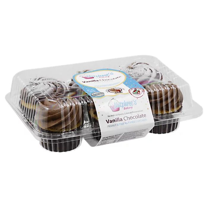Nutphrees Bakery Cupcake Chocolate Vanilla 6pc 17.25 Oz – Pack Of 12