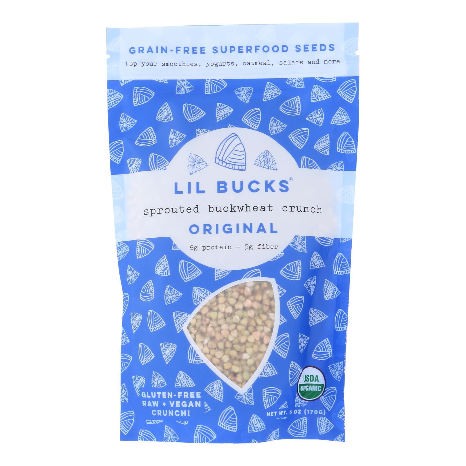 Lil Bucks – Buckwheat Sprtd Original – 6 Oz | Pack of 6