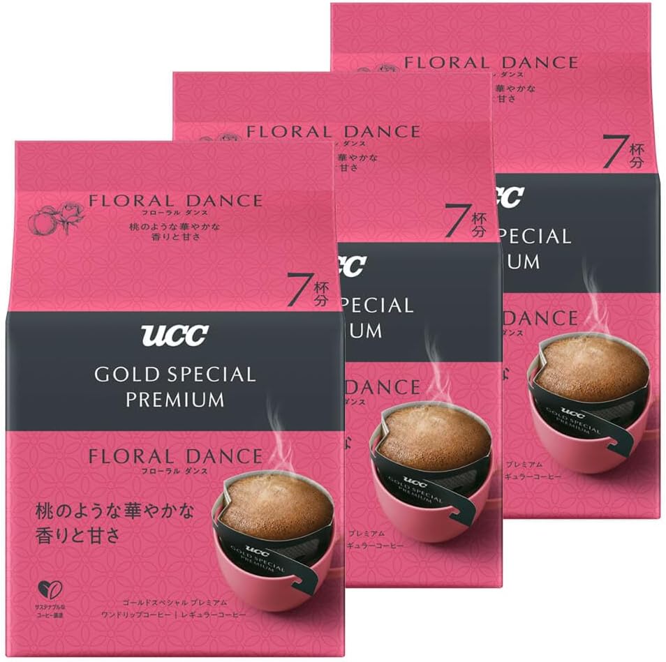 UCC GOLD SPECIAL PREMIUM One Drip Coffee Floral Dance 3 Packs Japan – Tokyo Sakura Mall