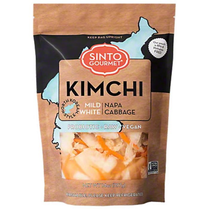 Sinto Gourmet – Cabbage Kimchi Mild Napa, 14 Oz | Pack of 6