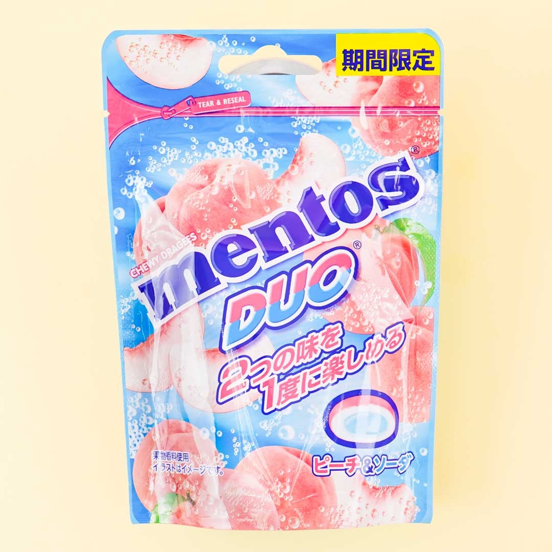 Mentos DUO Candy – Peach & Soda