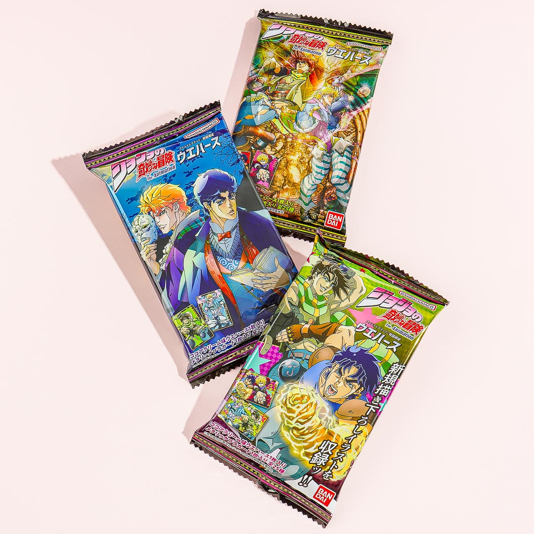 JoJo’s Bizarre Adventure Phantom Blood & Battle Tendency Wafer With Ca