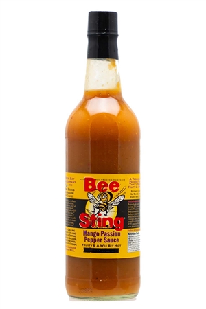 Bee Sting Mango Passion Hot Sauce, 25.7oz.