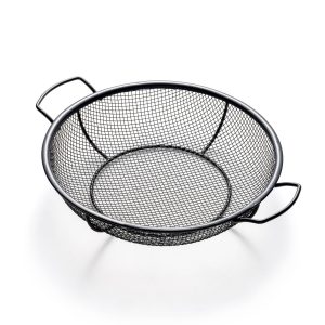 Fox Run Brands – Outset Non-Stick Shallow Mesh Grill Basket, 12″ x 15″