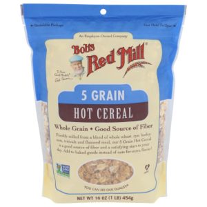 Bob’s Red Mill – 5 Grain Rolled Hot Cereal, 16 OZ – Pack of 4