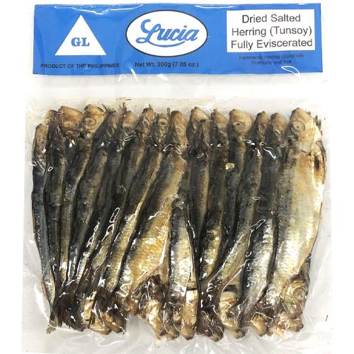 Lucia – Dried Salted Herring (Tunsoy) – Fully Eviscerated – 7.05 OZ