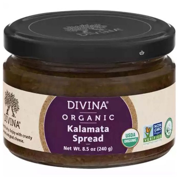 Divina – Organic Olive Spread Kalamata, 8.5 Oz (Pack of 6)