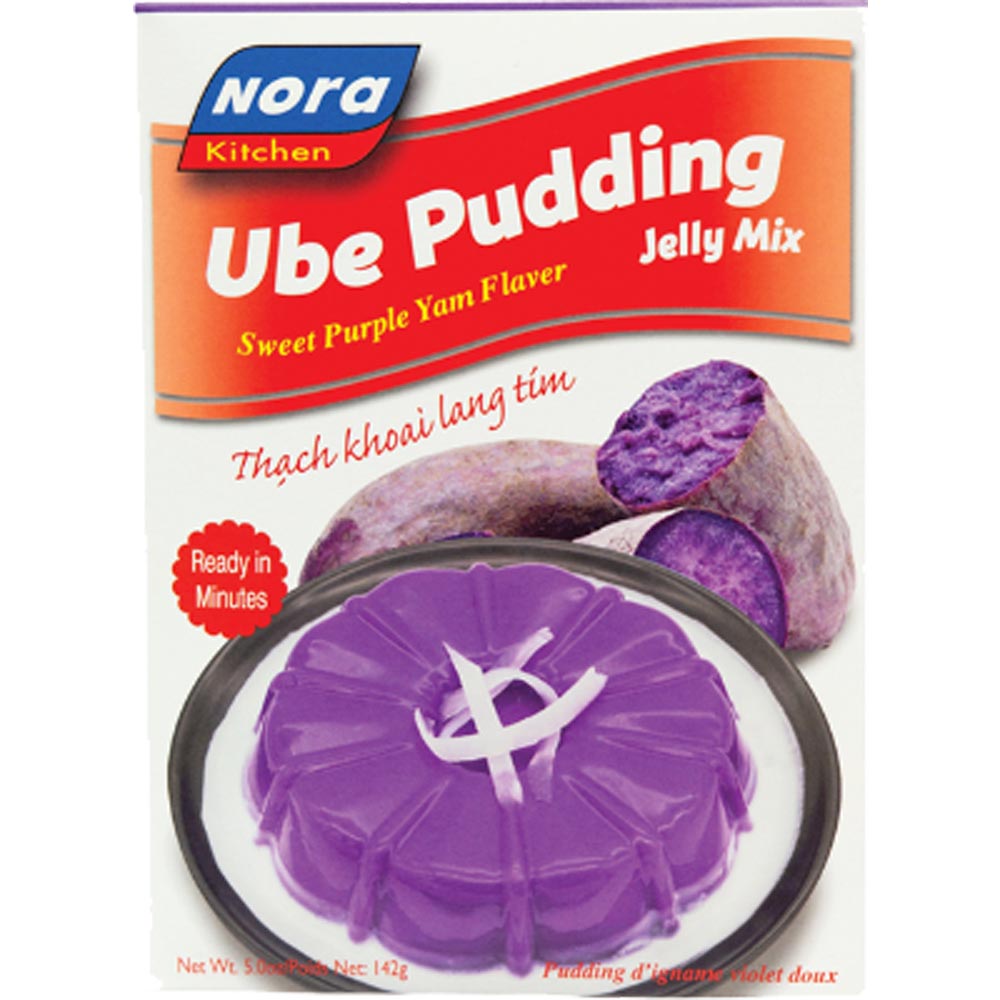 Nora – UBE Pudding Jelly Mix – Sweet Purple Yam Flavor – 5 OZ