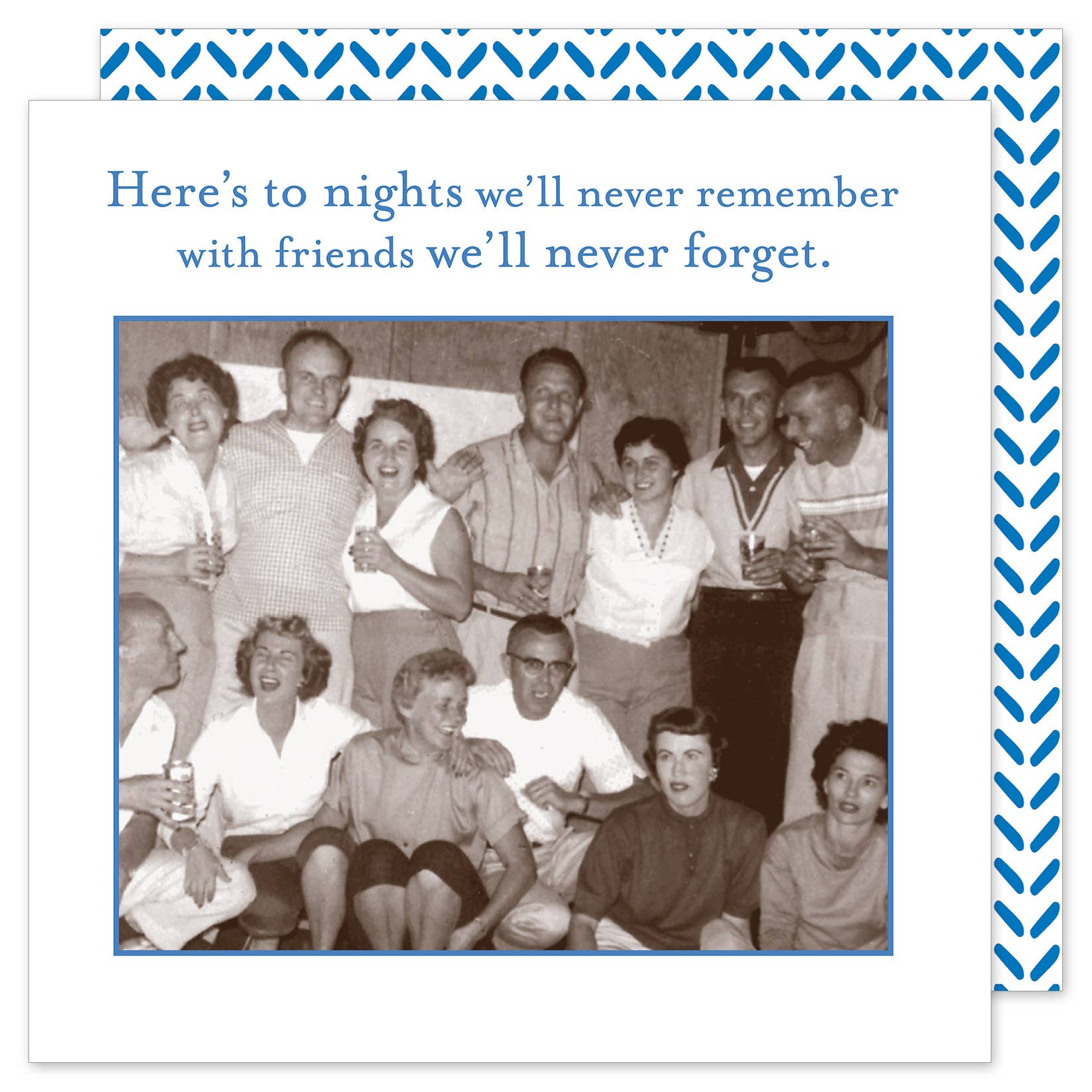 Shannon Martin Design – Never Remember Beverage Napkin