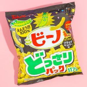 Tohato Beano Edamame Snacks Large Pack – Black Pepper