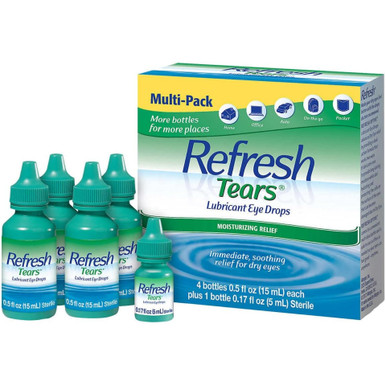 Refresh Plus Lubricant Eye Drops, Multipack