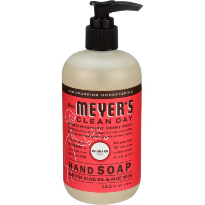 Mrs. Meyers Clean Day Soap Hand Liquid Rhubarb 12.5 Oz – Pack of 3