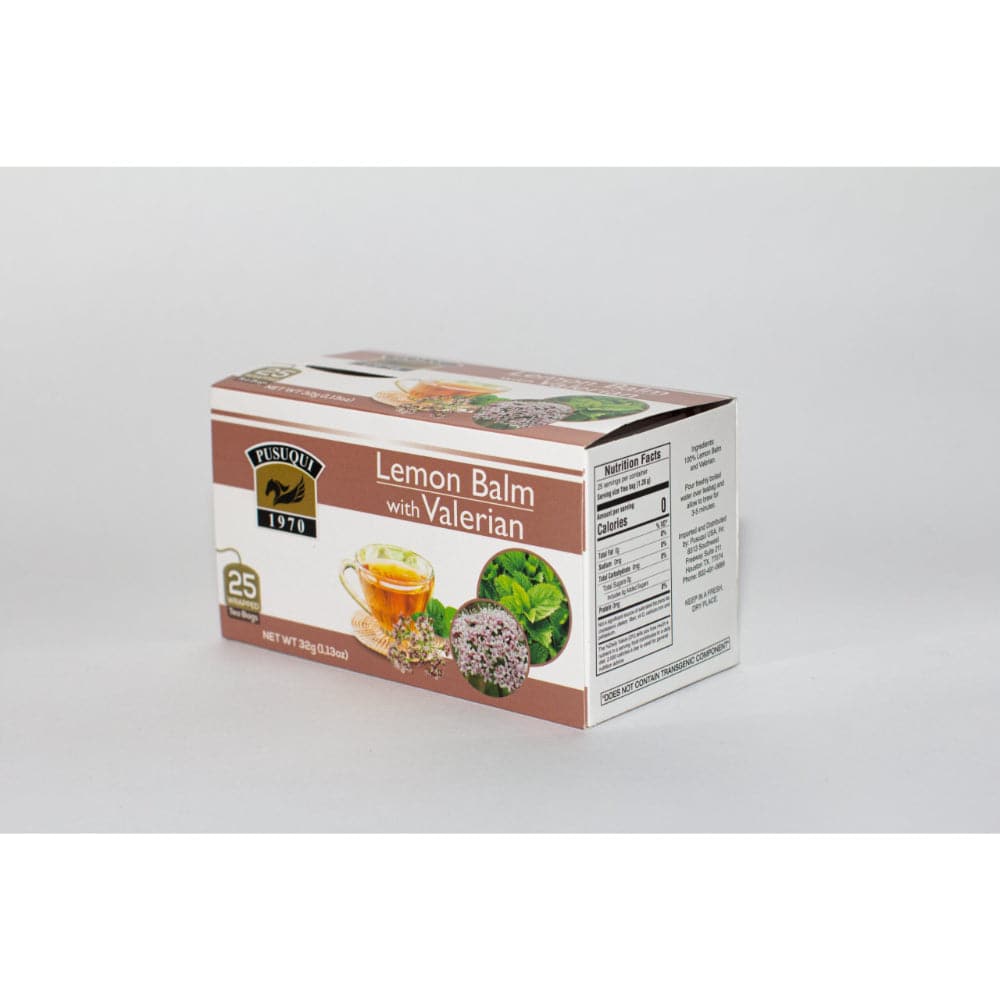 Pusuqui – Lemon Balm Valerian Tea 25 BG – (Pack of 10)