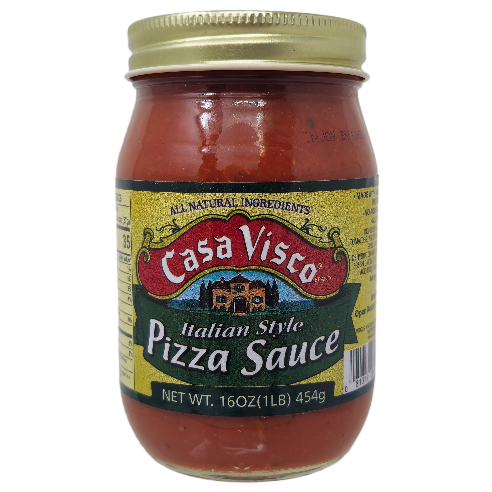 Casa Visco Italian Style Pizza Sauce – 16oz.