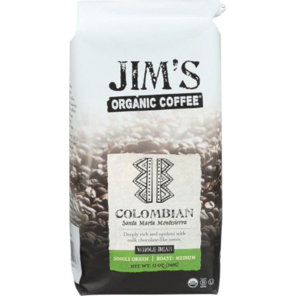 Jim’s Organic Coffee – Colombian – Whole Bean