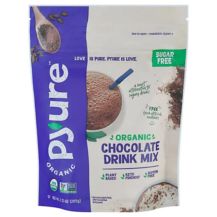 Pyure – Organic Chocolate Drink Mix 7.23 Oz | Pack Of 6