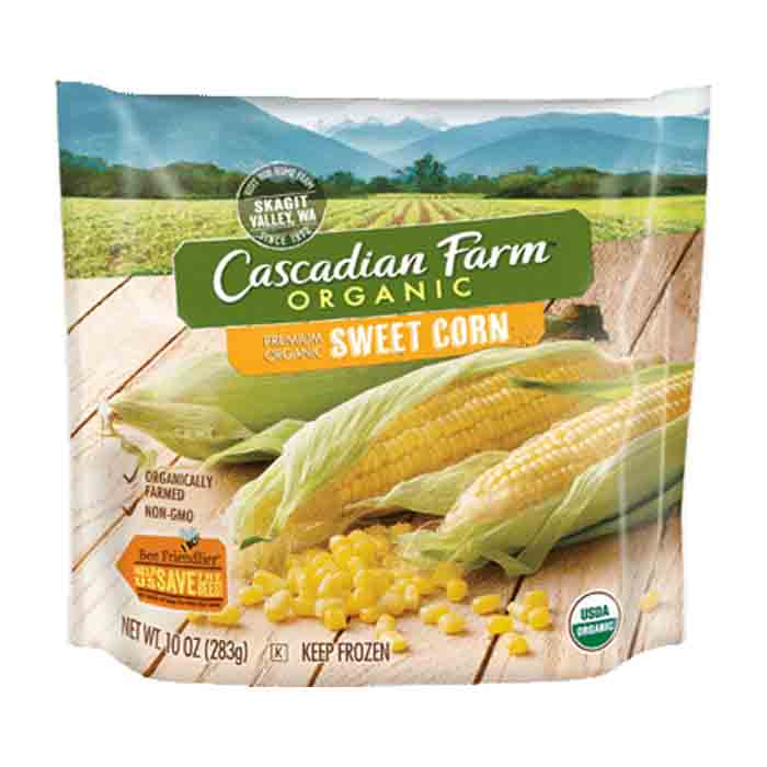 Cascadian Farm – Frozen Sweet Corn Organic, 10oz | Pack of 12