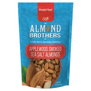 Almond Brothers – Applewood Smoked Sea Salt Almonds, 5 Oz